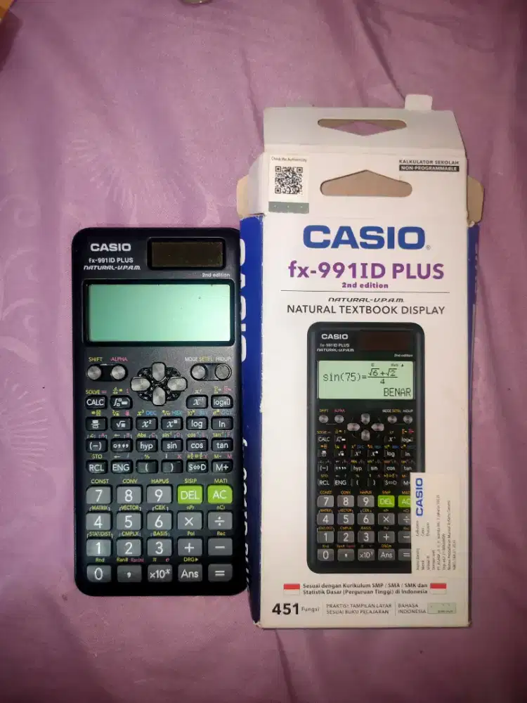 Kalkulator casio fx-991id plus