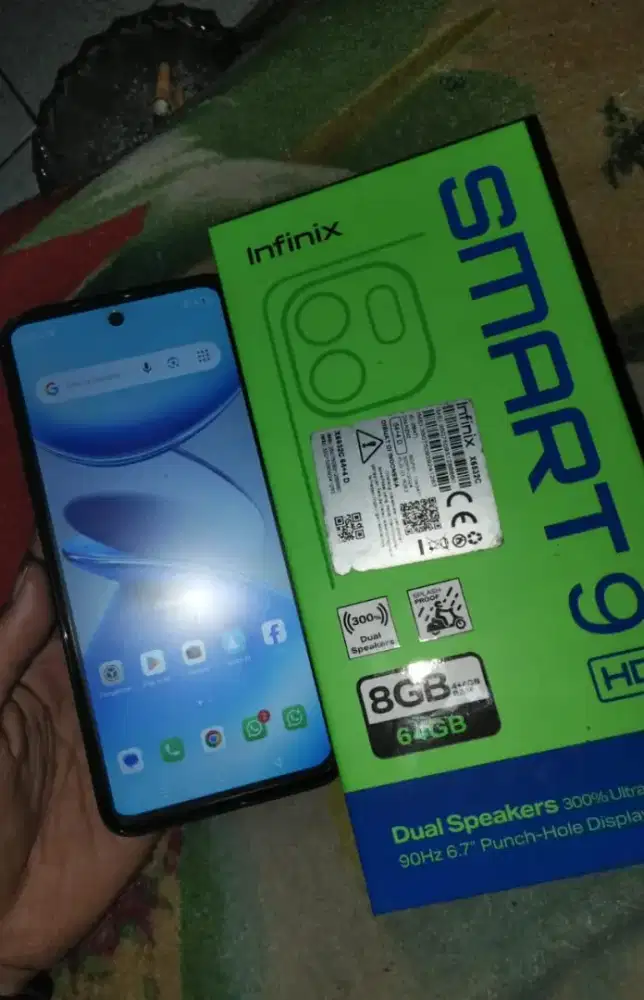 imfinix smart9HD ram 4+4/64 fullset muluss