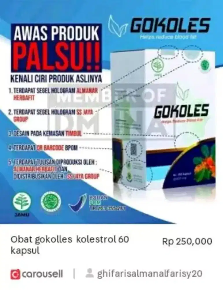 Gokoless herbal kapsul