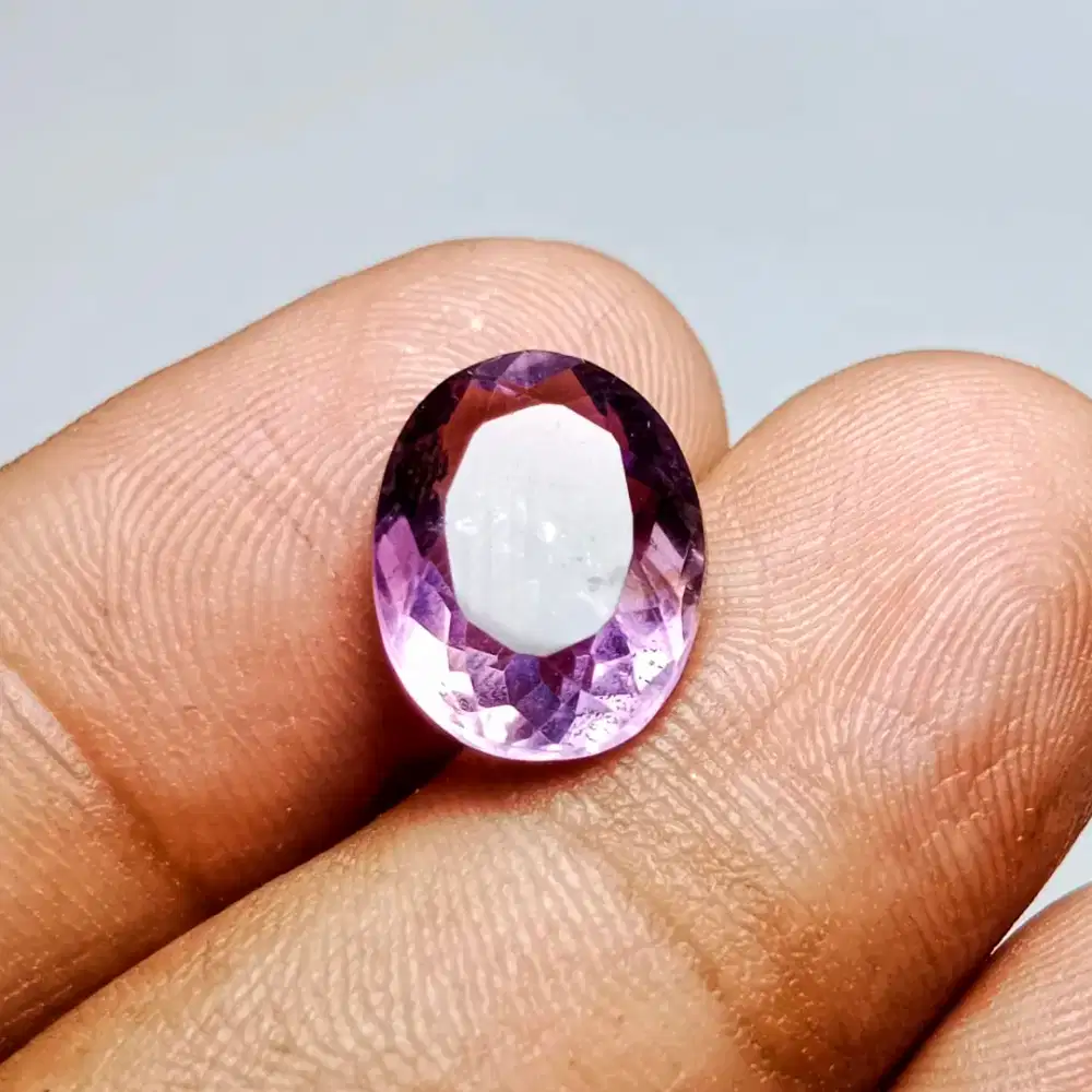 Batu kecubung amethyst asli