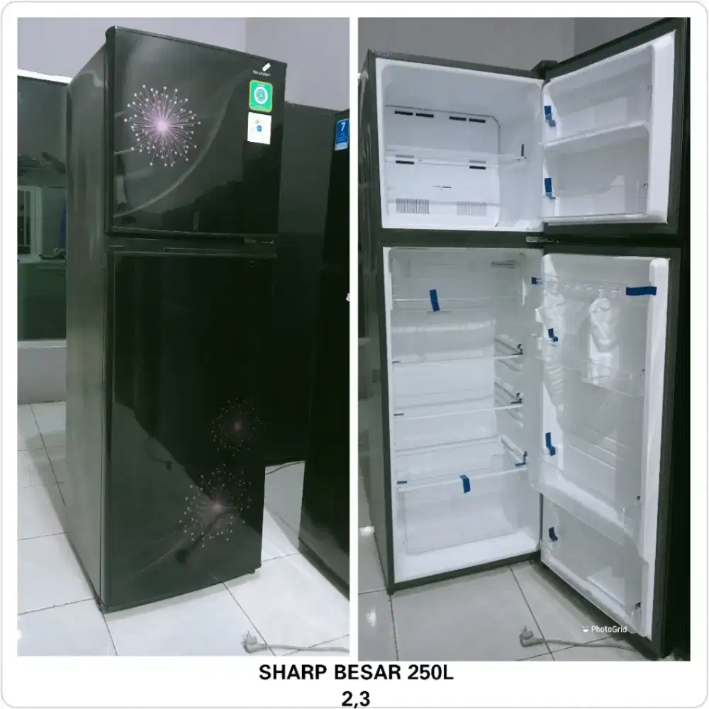 Kulkas 2 pintu Sharp Besar 250L