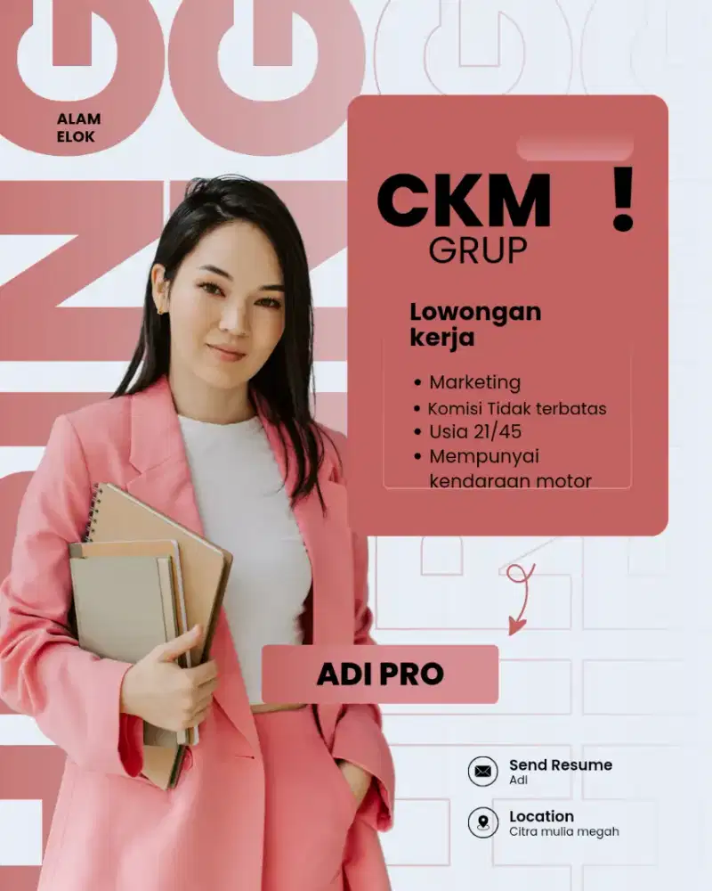 Lowongan kerja marketing
