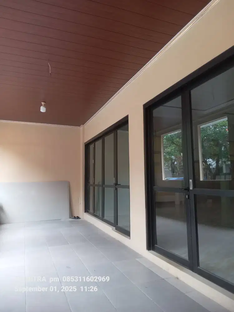 PARTISI GYPSUM  2 sisi/ kusen Aluminium