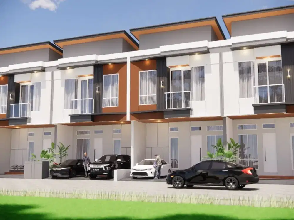 dijual rumah cantik dan modern pisangan jakarta timur