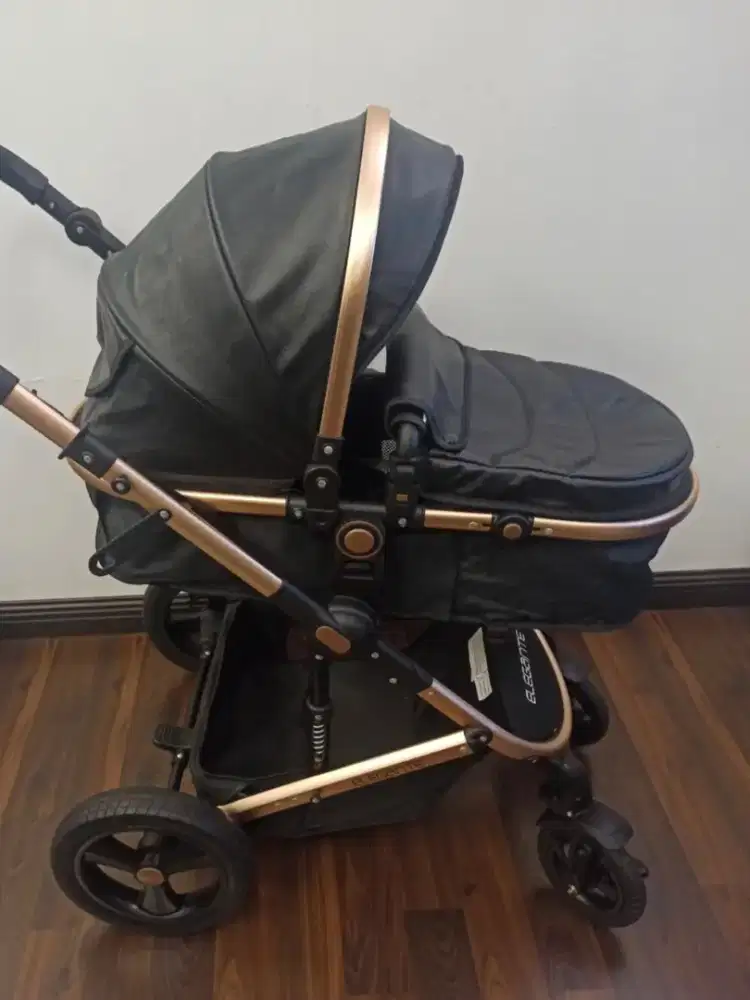Stroller Bayi Pliko Elegante Black