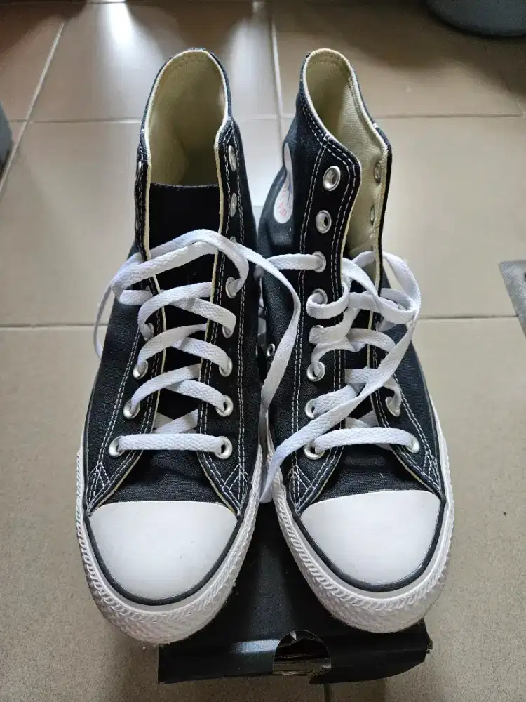 Sepatu Converse All Star Hi Black White