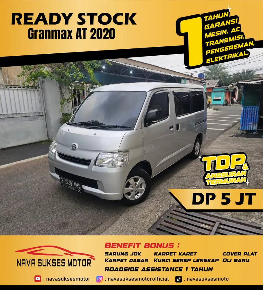 TDP 5 JUTA - GRANMAX D 1.3 2020