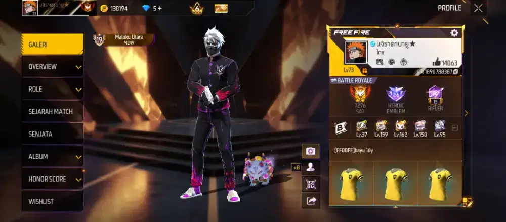 AKUN Free Fire aman no tipu