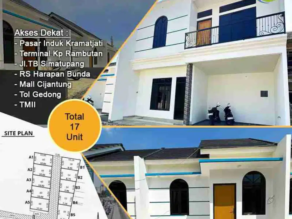 Rumah Di Ciracas Ready Siap Huni Dekat Terminal Kampung Rambutan & TB Simatupang Di Jakarta Timur