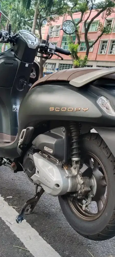 Dijual honda new scoopy 2024 hitam doff