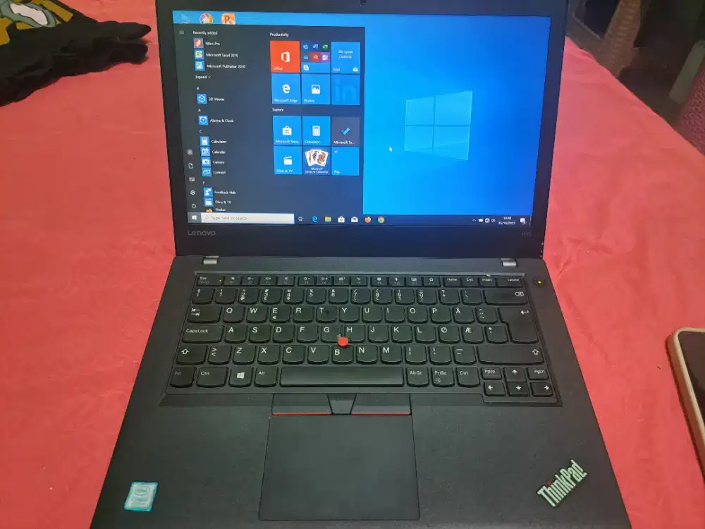 Lenovo thinkpad T470 RAM 8/256 CORE I5