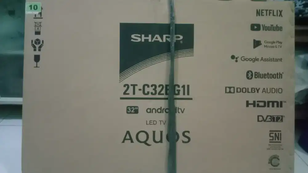 tv LED merek Sharp smart Android 32 inc