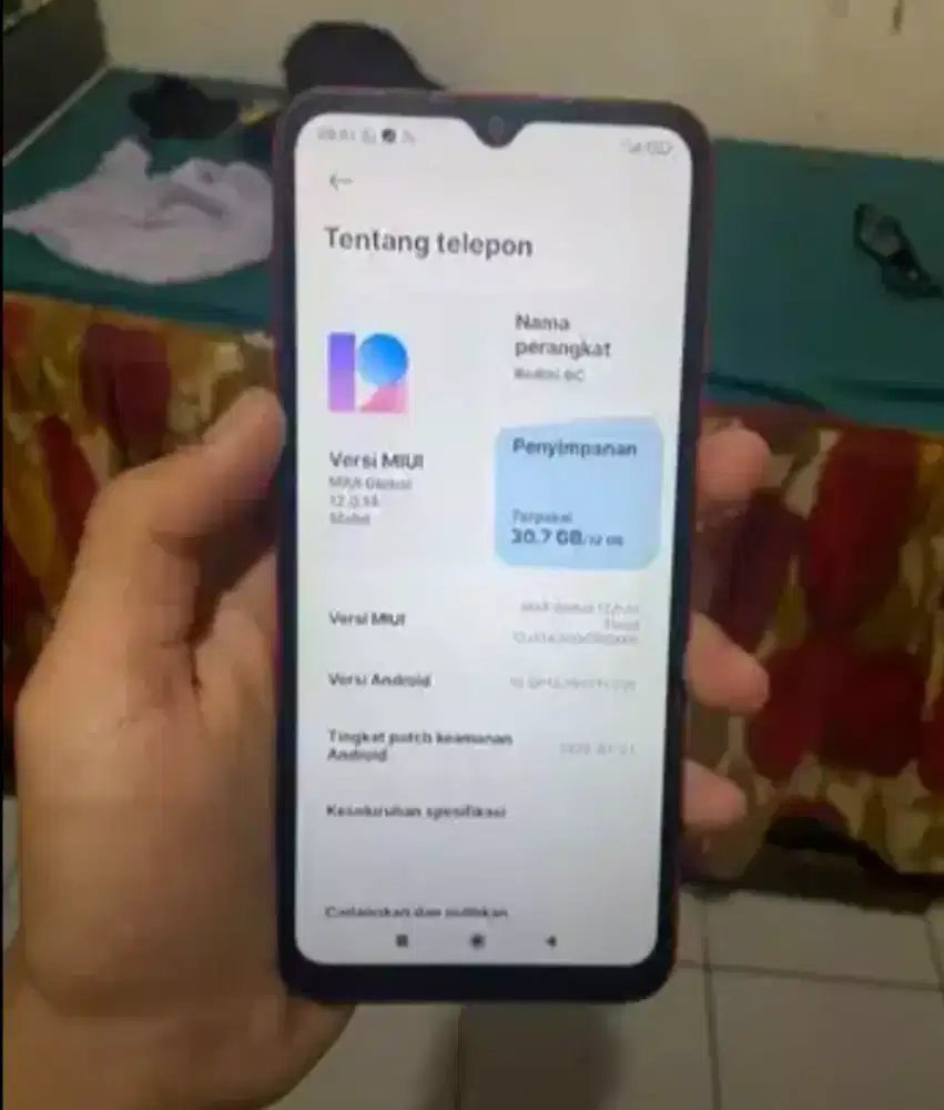 Jual aja hp redmi 9c pemakaian cewe