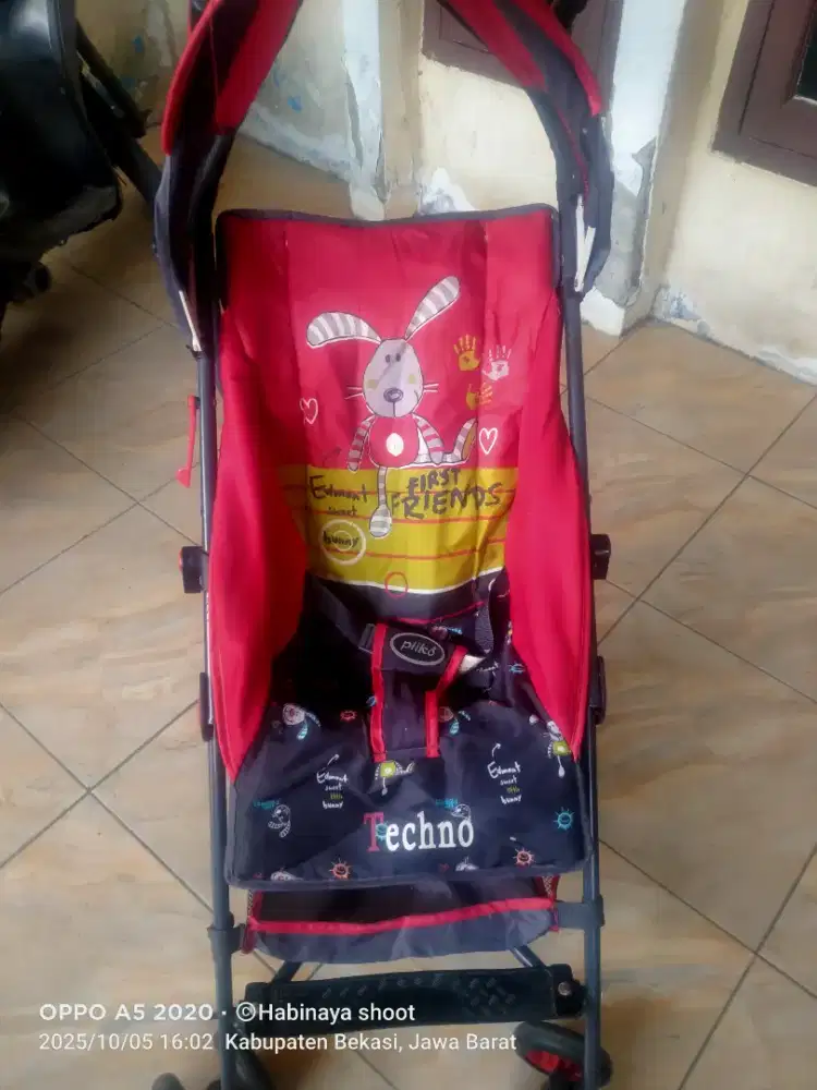 Jual Stroller bayi merk Pliko Techno