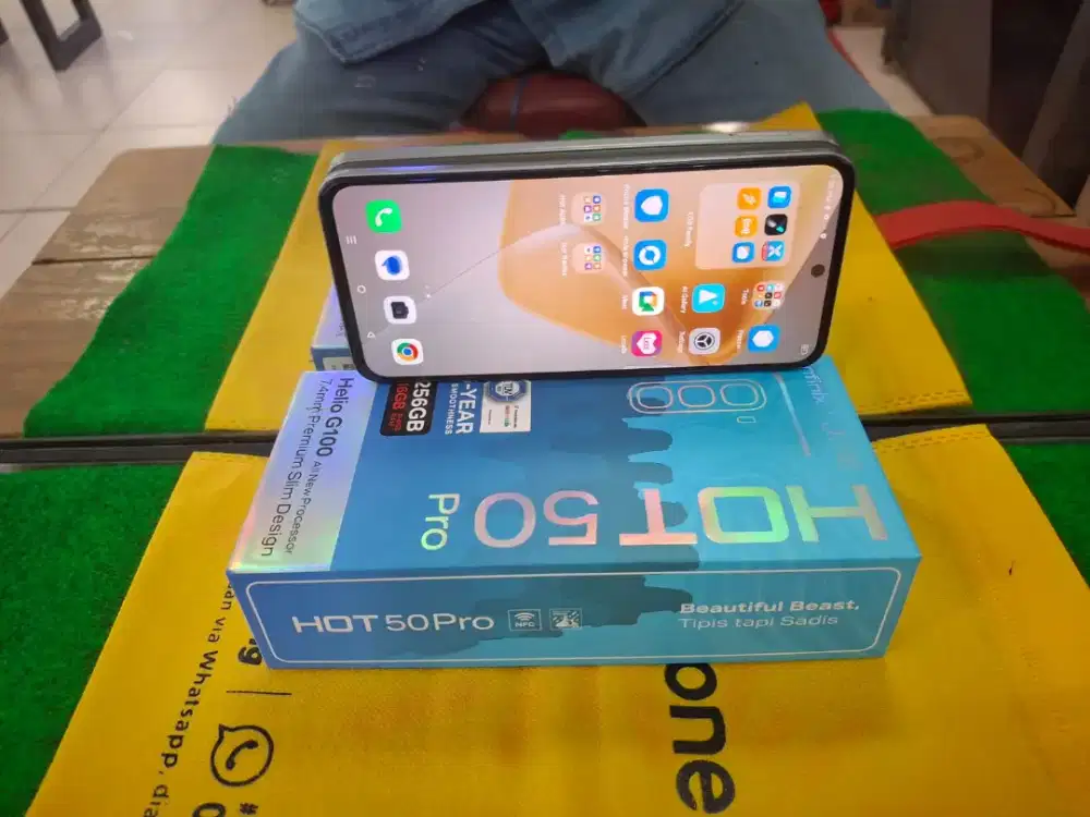 Infinix HOT 50 pro ram 8/256 gb mulus no minus lengkap
