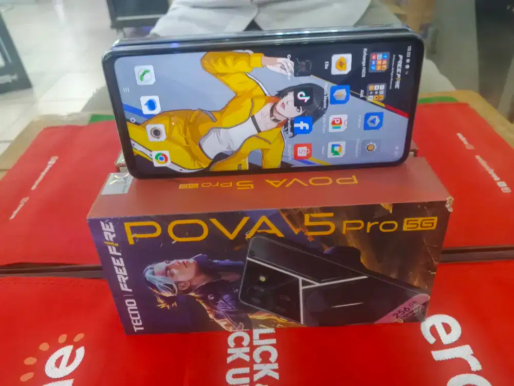 Pova 5 Pro 5G Ram 8/256 gb mulus no minus lengkap