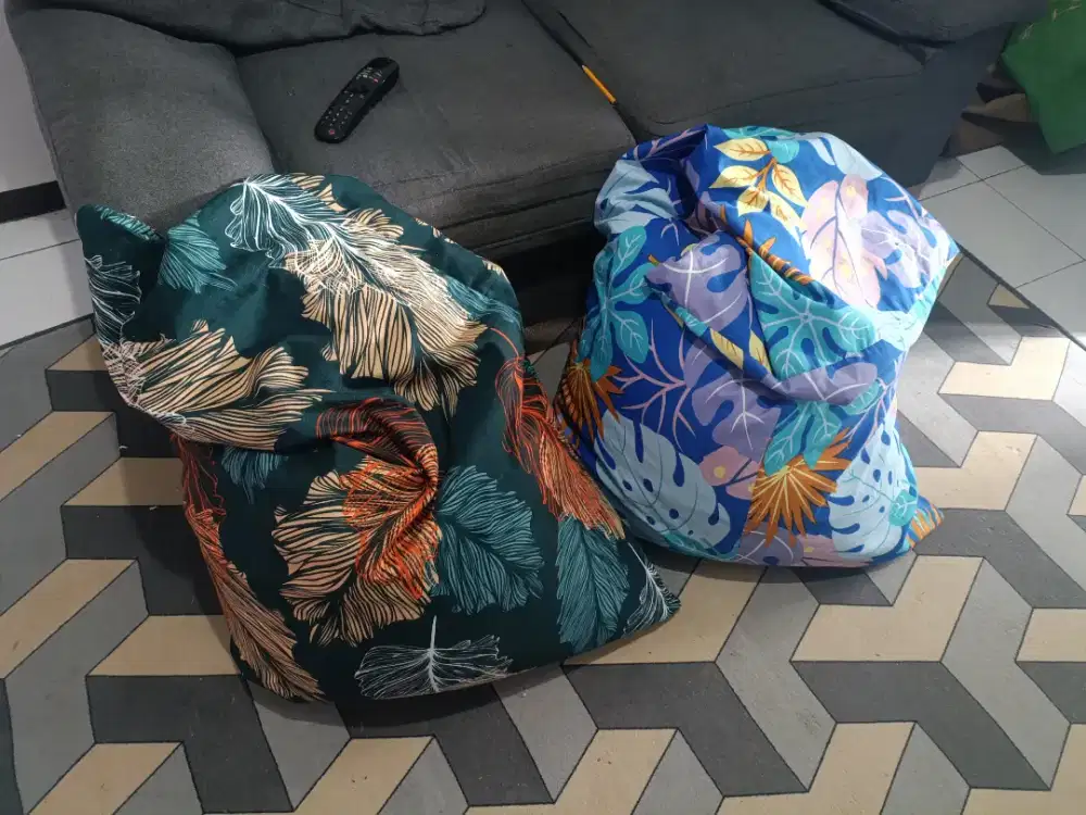 Bean Bag motif bunga