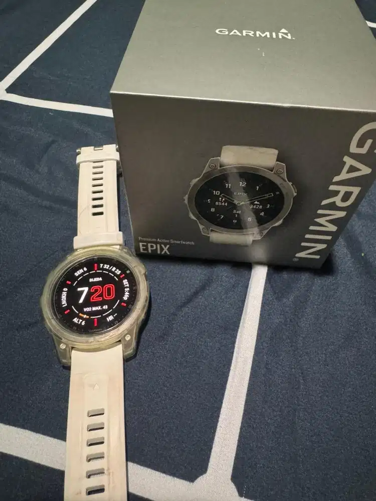 Garmin Epix Gen 2 Sapphire - Carrara White Titanium