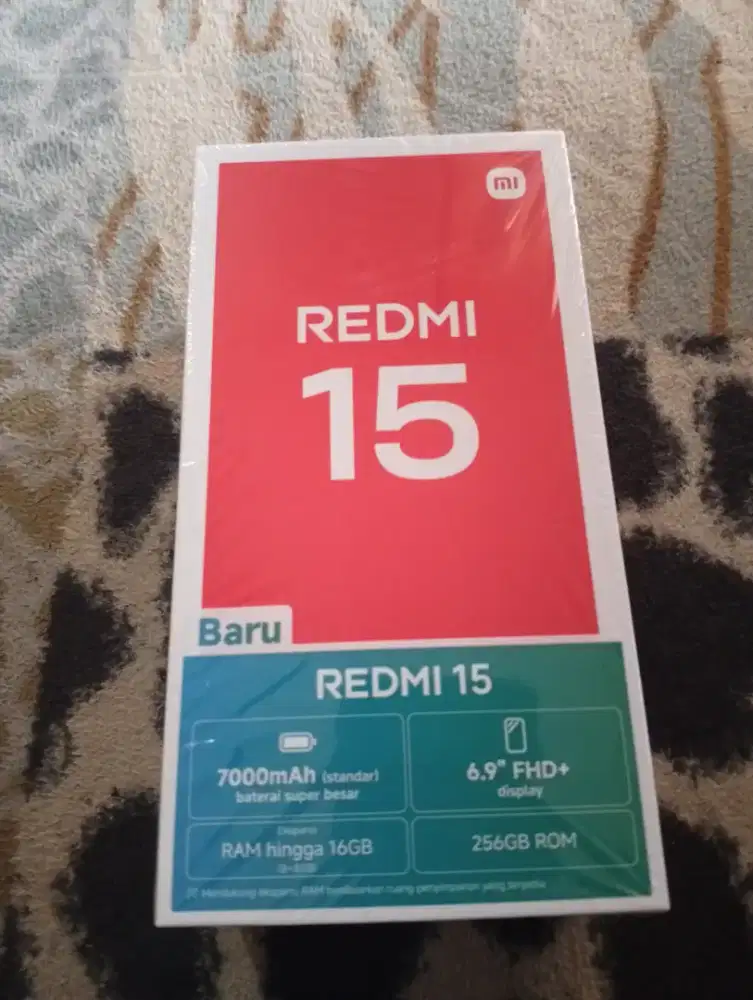 Terobosan baru redmi 15 ram8/256 batrai badak 7000MAH Dolby Almos ORI