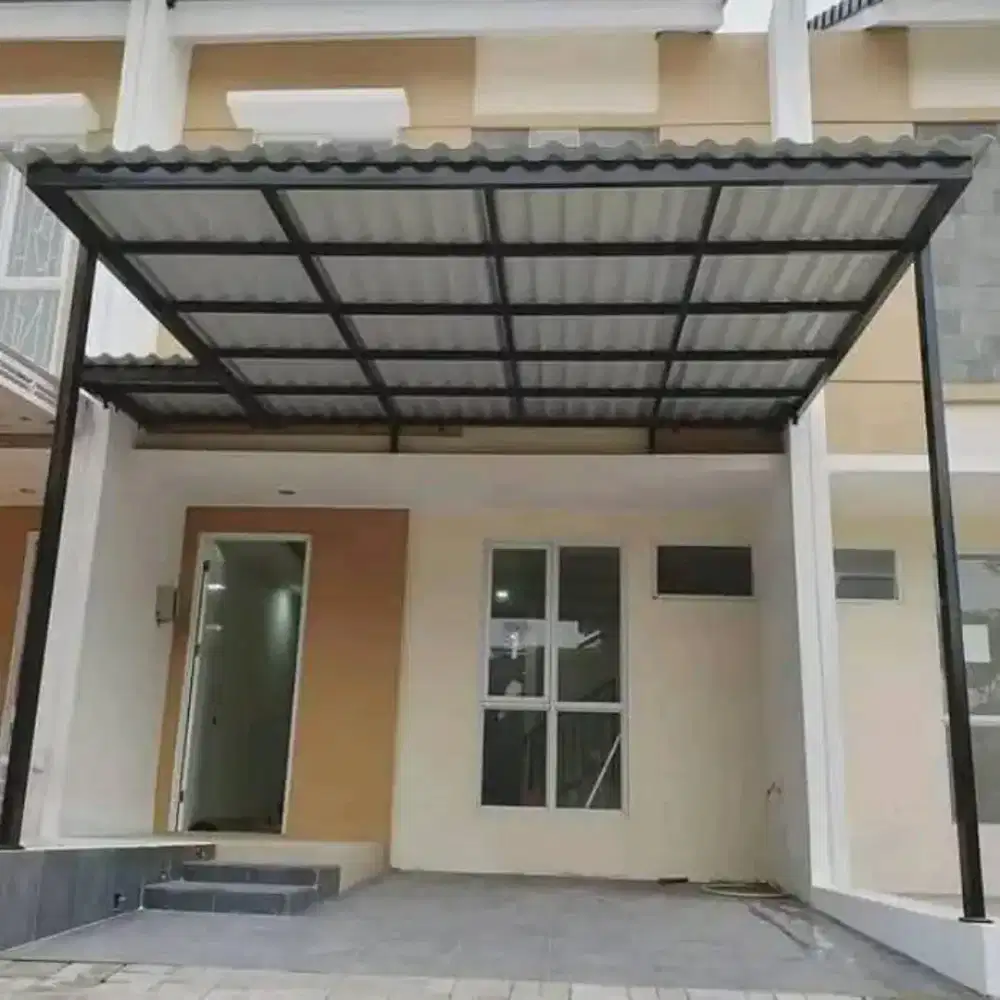 Kanopi baja ringan dan besi hollow galvanis