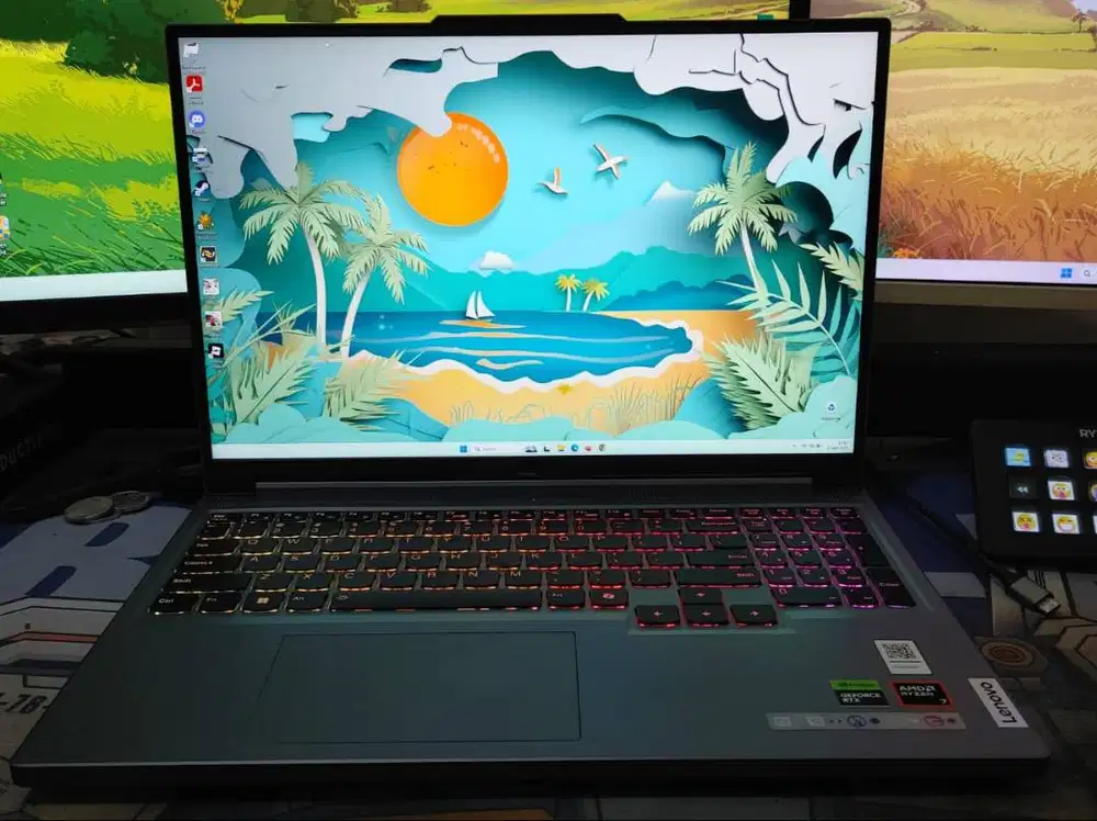 Laptop Gaming Lenovo Legion Slim 5 16AHP9 Mulus Masih Garansi