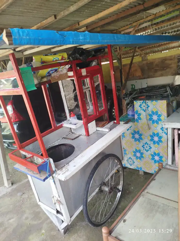 Di jual gerobak baso