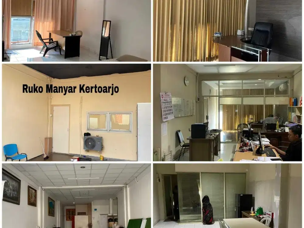Dijual/Disewajan Ruko 4 Lantai Manyar Kertoarjo Cocok Dipakai Bisnis