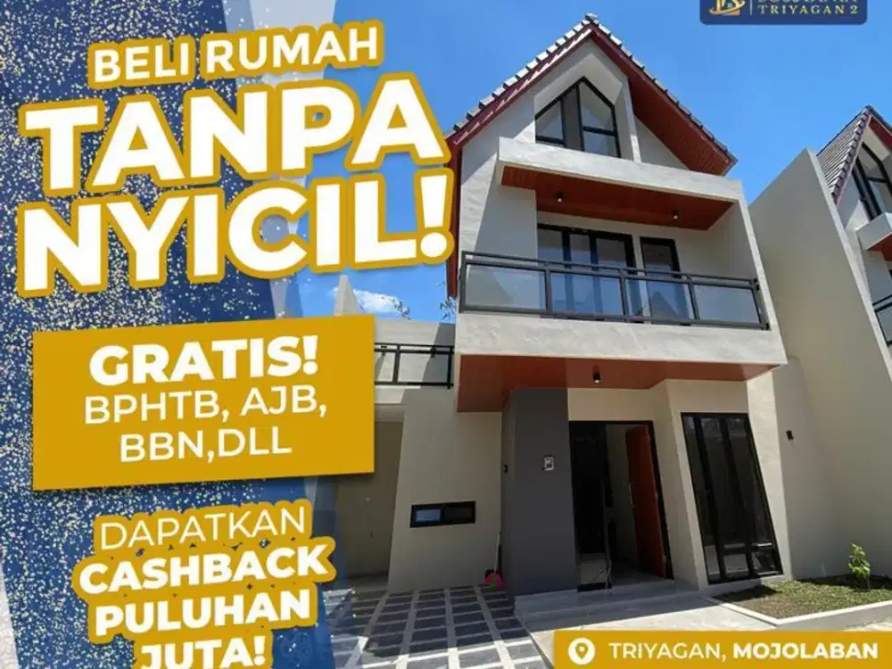 Rumah Mewah 2 Lantai Dekat Kampus UNS & Kota Solo