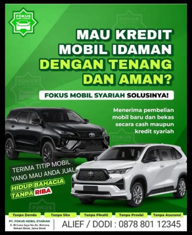 KREDIT MOBIL DAN MOTOR SYARIAH