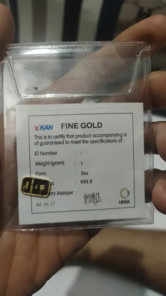 Emas Antam 1gram dan 2gram