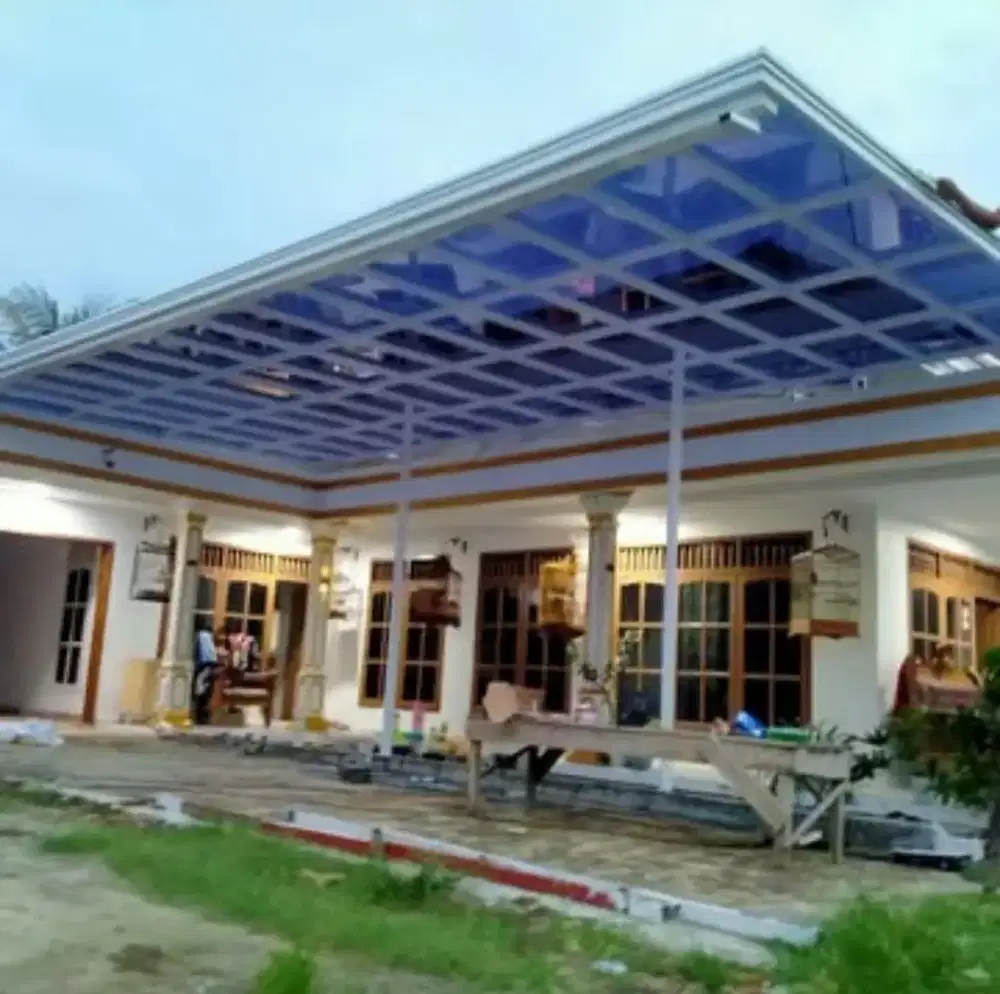 Spesialis pembuatan kanopi atap solarflat