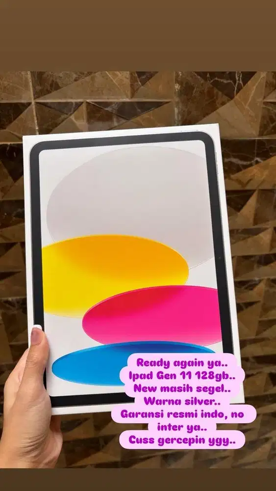 Ipad 11 Garansi Resmi