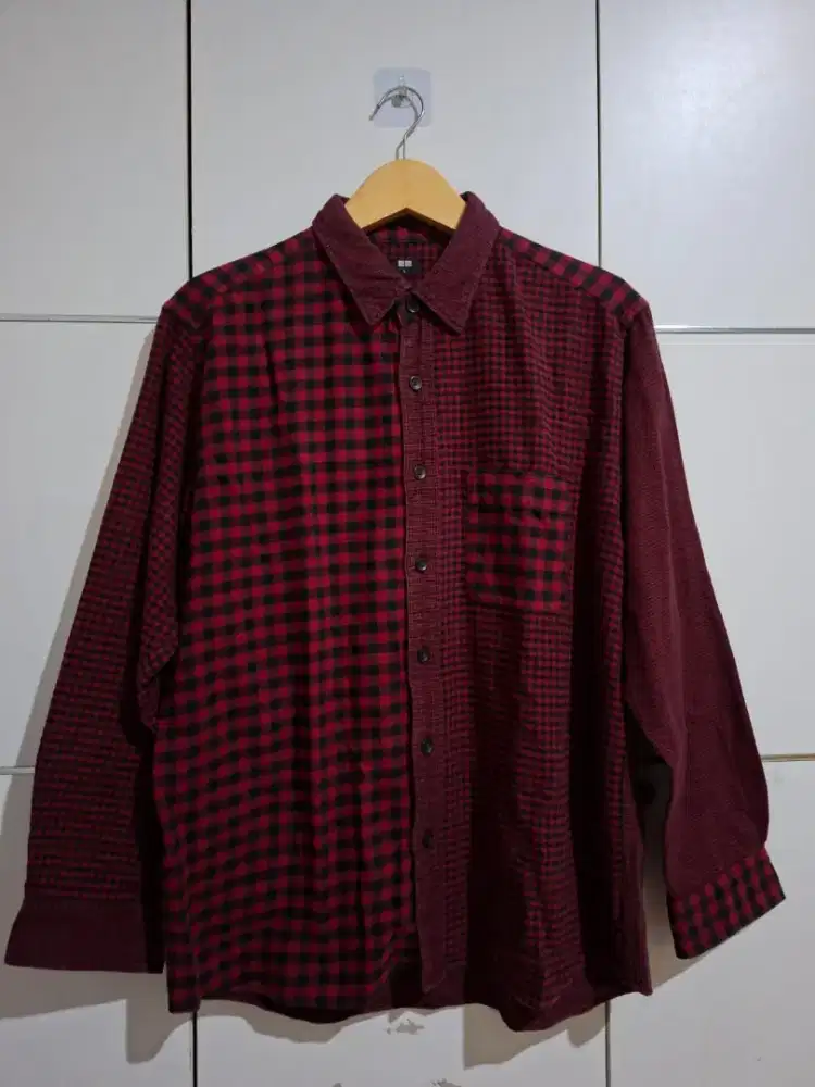 Kemeja Flanel Uniqlo