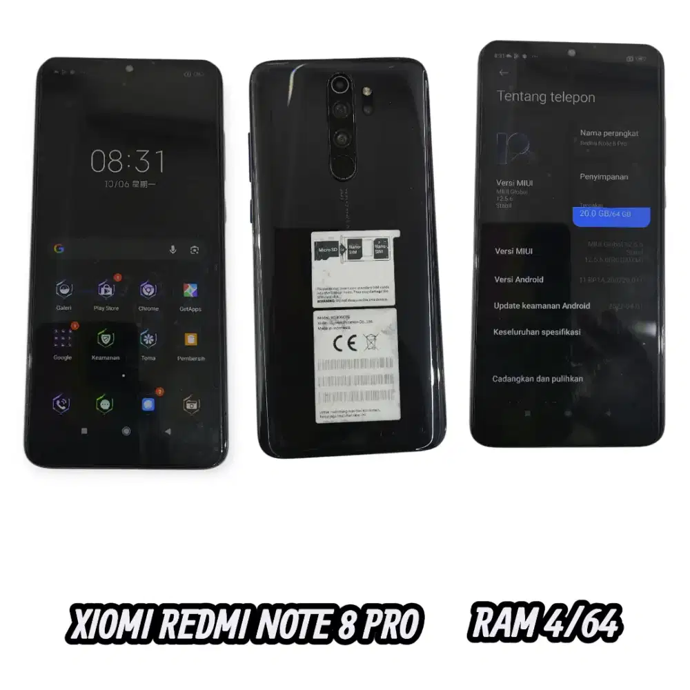 REDMI NOTE 8 PRO RAM 4/64