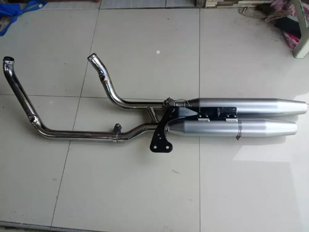 Knalpot Harley Davidson FatBoy (65880-10/65870-10)