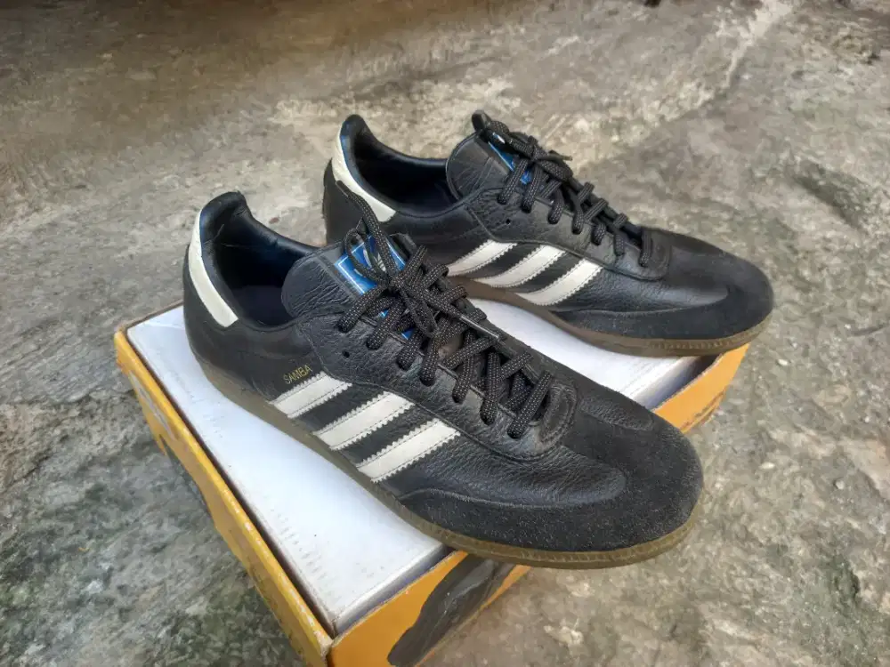 Sepatu adidas samba og black ori size 43
