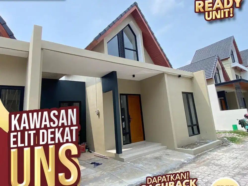 BU.Rumah Dekat Kampus UNS Solo dengan Desain Terkini