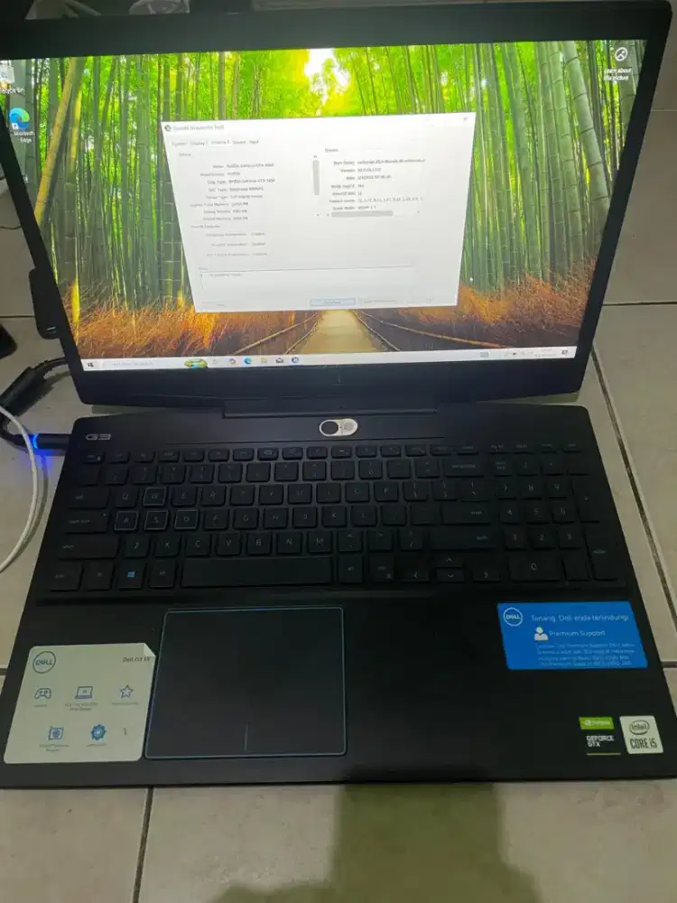 Dell G3 3500 Core i5-10300H Ram 16Gb SSD 256 Gb GTX 1650 4Gb