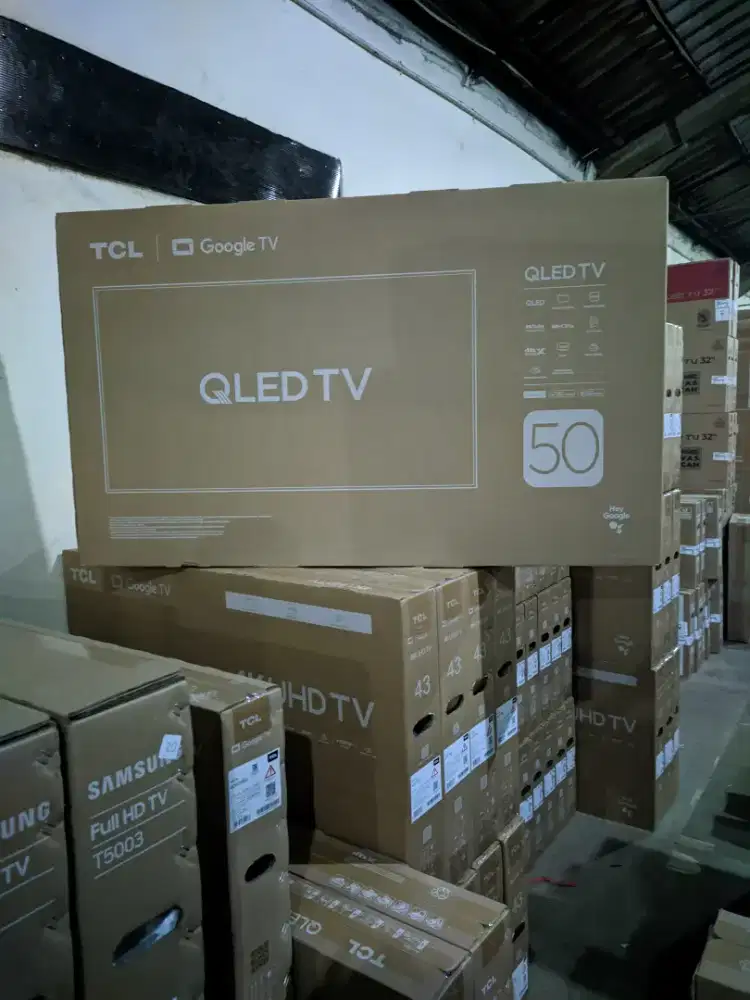 TCL 50 inch Qled Google TV Banting Harga,