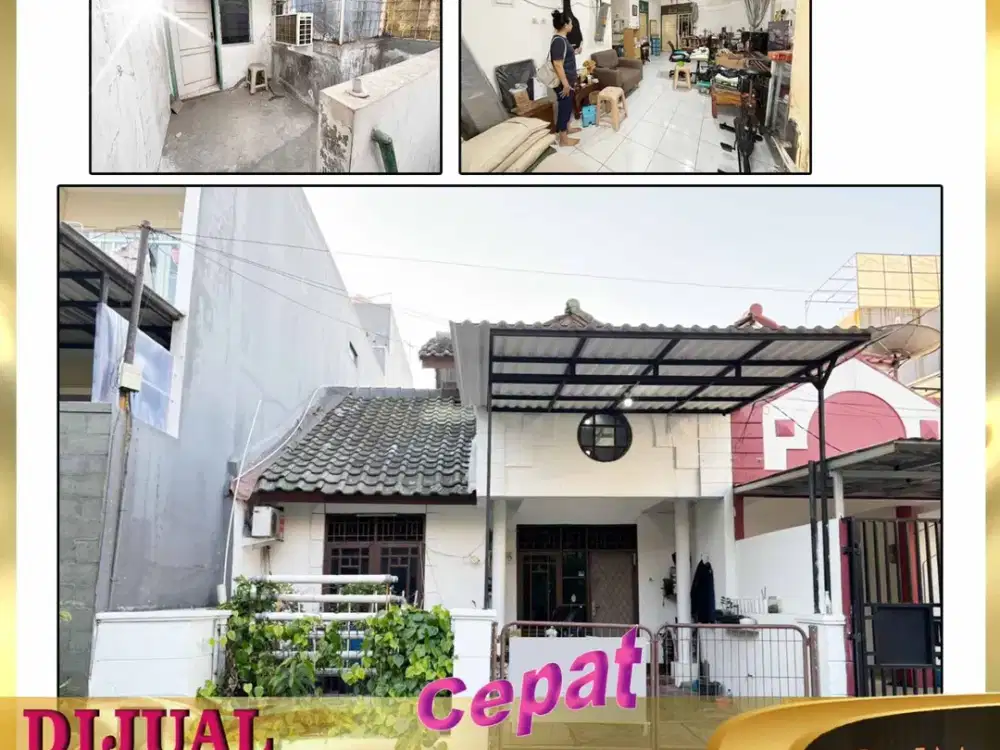 RUMAH MURAH 1 1.4 LANTAI DITAMAN SURYA 3 CENGKARENG JAKARTA BARAT
