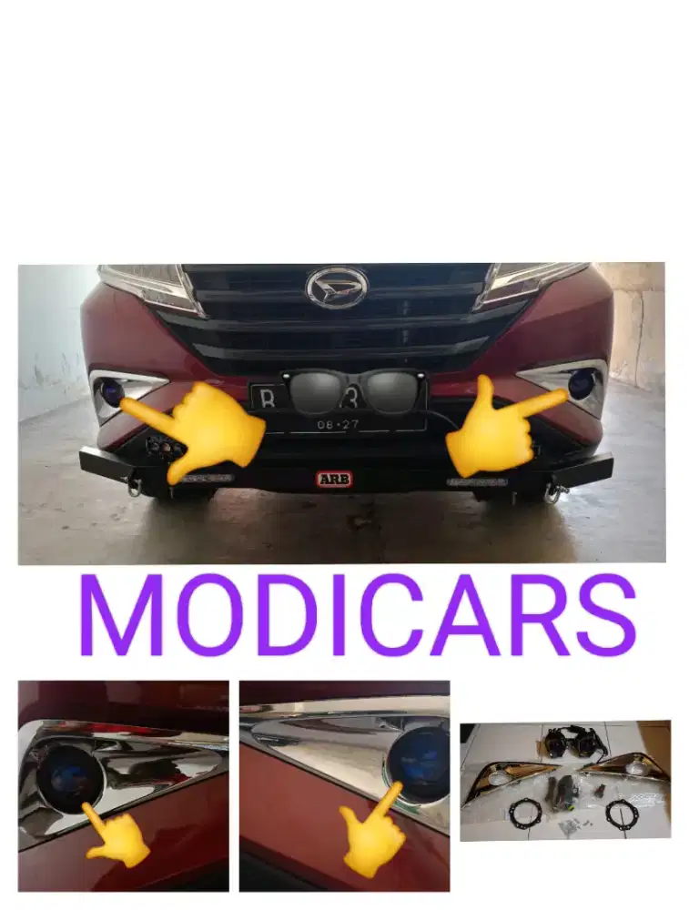 biled foglamp rush Terios SM pasang sejadetabek