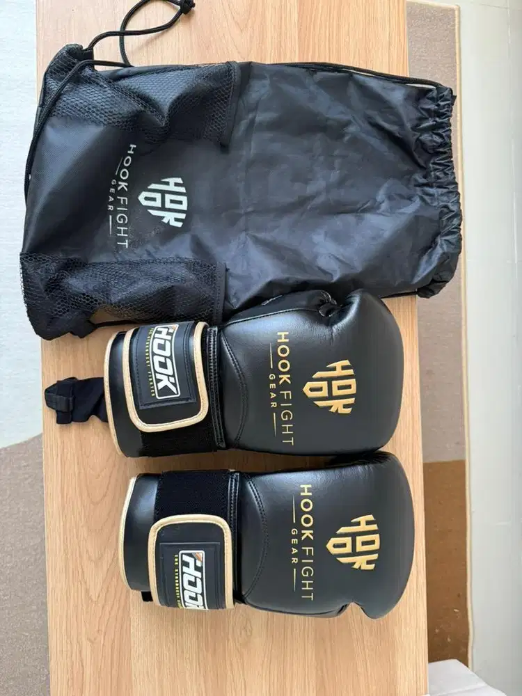 Sarung tinju hook fight gear hitam