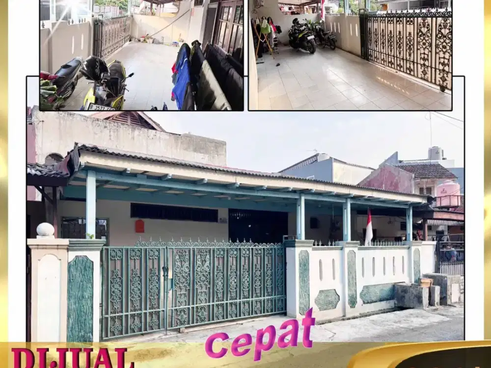 DIJUAL RUMAH SANGAT MURAH 10 X 9 BATU CEPER PORIS TANGERANG