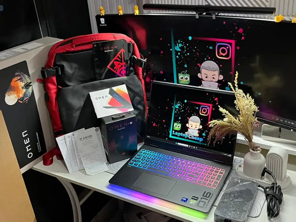 HP Omen MAX 16 Ultra 9 275HX RTX 5080 Likenew Istimewa Bisa TT