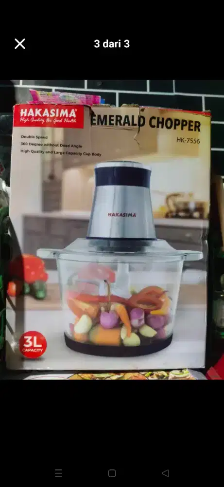 chopper dan cooking set