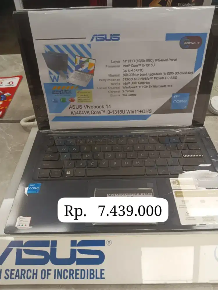Laptop Asus Vivobook 14 Promo Cicilan Tanpa Dp