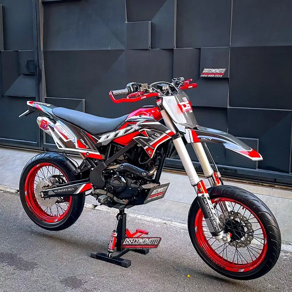 DTRACKER 150 2017‼️ SUPERMOTO TRAIL SUDAH FULL MODIF SIAP PAKAI