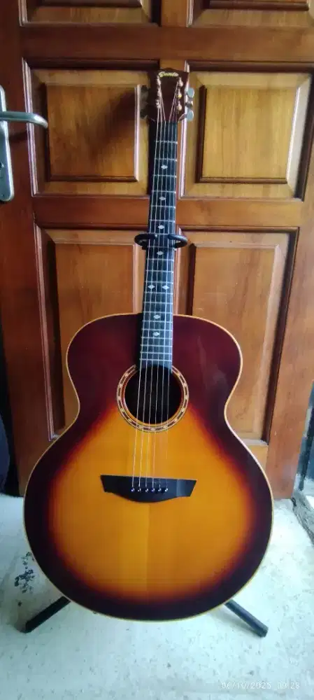 Gitar akustik GENTA J-400 Top solid original ( rare item ) plus gigbag