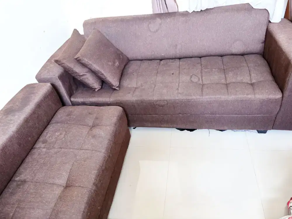 Jual Sofa Second Bentuk L