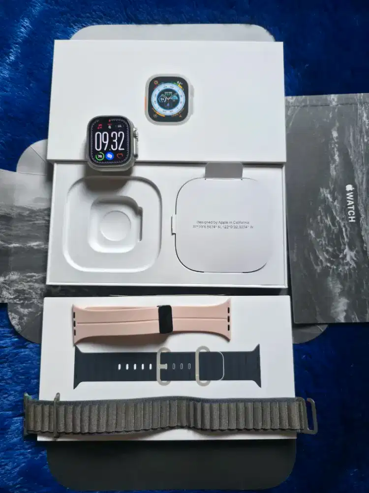 Apple Watch iWatch Ultra 1 BH 97 Titanium 49mm GPS + Cellular Fullset